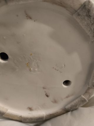 Cesta Frutas Porcelana Capodimonte