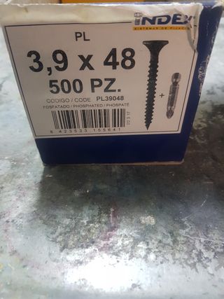 Tormillos pladur 3,9x48mm (500uds)