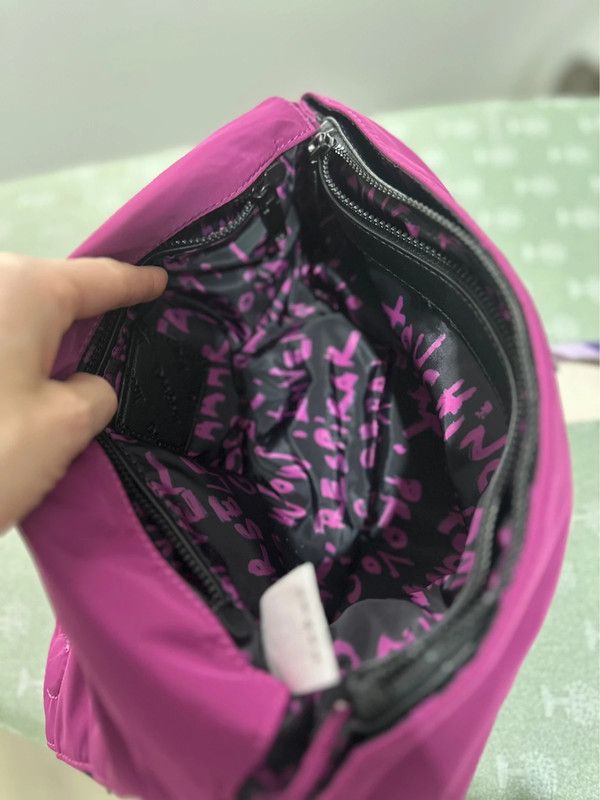 Borsa Desigual viola - Tracolla catena