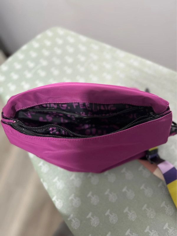 Borsa Desigual viola - Tracolla catena