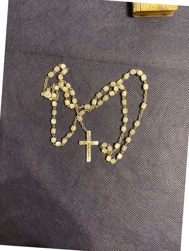 Rosario antico con cofanetto