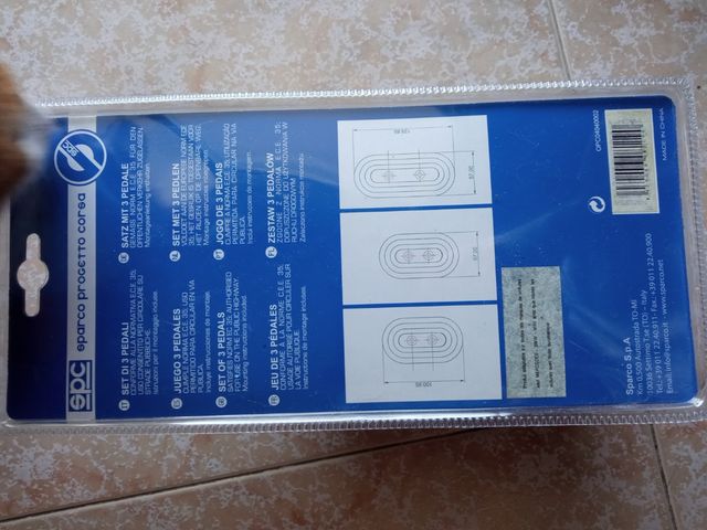 Pedales coche - 3 unidades