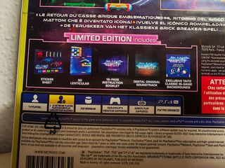 Arkanoid Eternal Battle PS4 - Edição Limitada