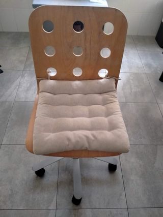 Silla oficina giratoria madera