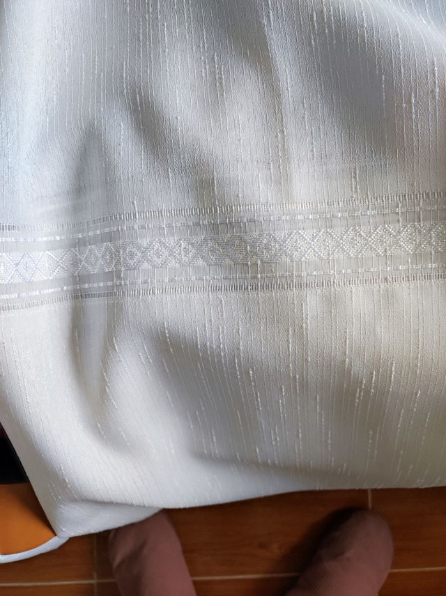 Cortinas blancas - 2 uds.