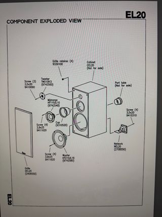 Altavoces Infinity EL20 - negros