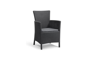 Sillón de Jardín con Cojín Allibert Iowa