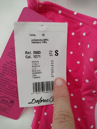 Costume intero Caprice Classics rosa tg S