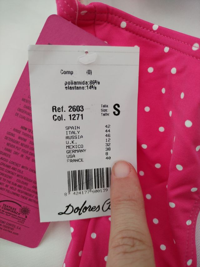 Costume intero Caprice Classics rosa tg S