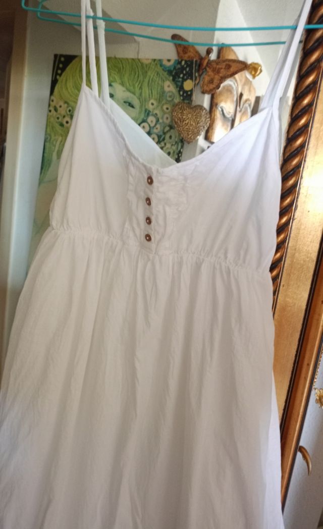 Vestido Blanco Ibicenco - Largo