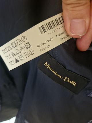 Americana Massimo Dutti azul