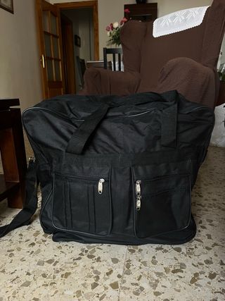 Bolso viaje plegable negro