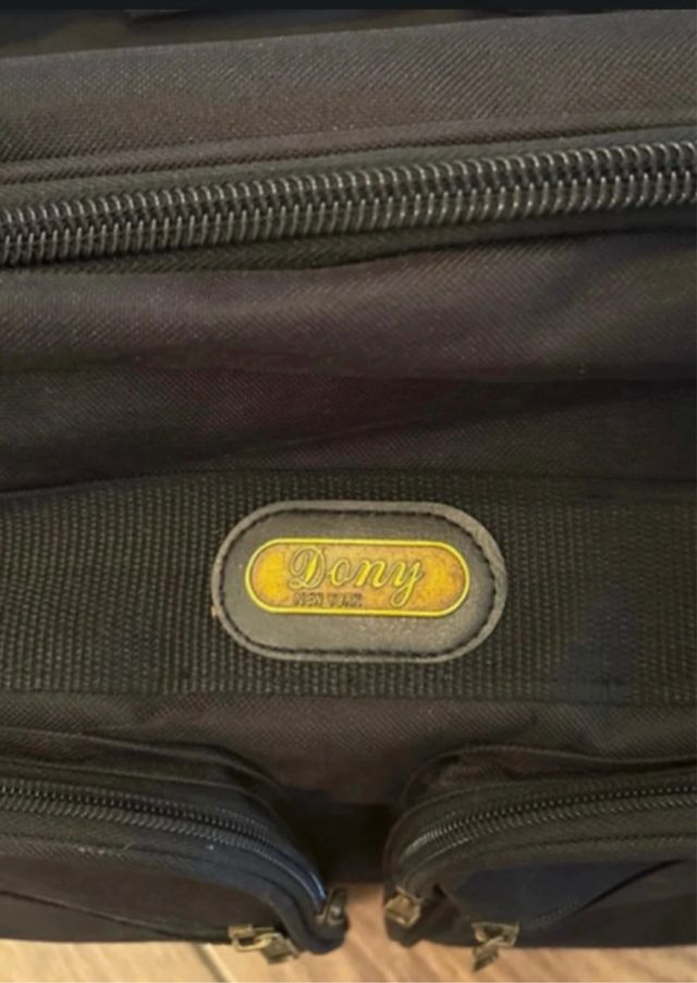 Borsone da viaggio nero