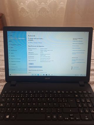 Portátil Acer Aspire Negro