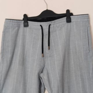 Pantalones Zara Hombre XL Gris