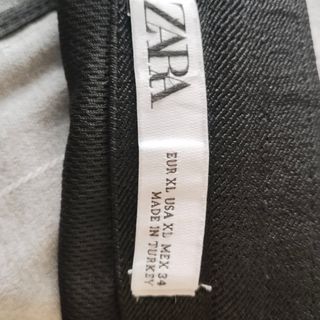 Pantalones Zara Hombre XL Gris