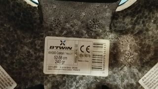 Casco bici bimbo Btwin - azzurro