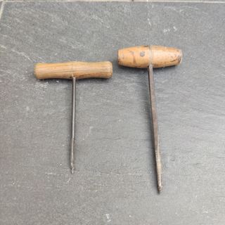 Barrenas antiguas de madera