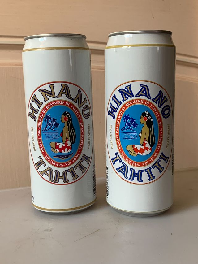 Birra Hinano Tahiti - 2 lattine vuote