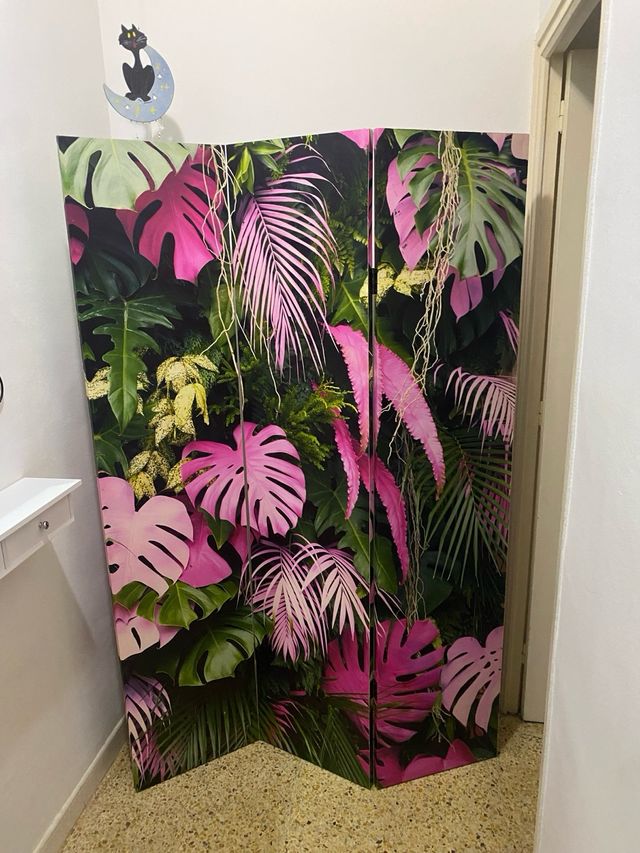 Biombo 3 paneles - Decoración tropical
