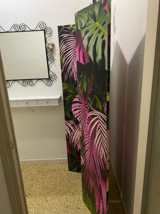 Biombo 3 paneles - Decoración tropical