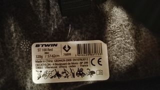 Casco bici bambino Rockrider ST 100 rosso