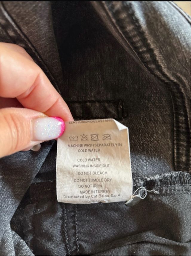 Shorts in Denim Nero/Grigio Delavé - Suit Benedict