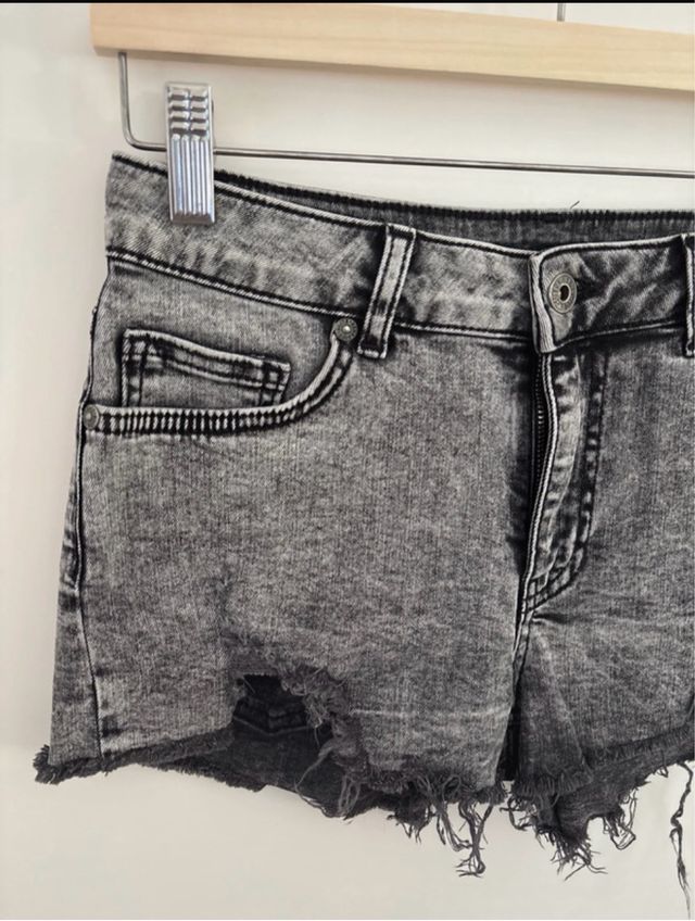 Shorts in Denim Nero/Grigio Delavé - Suit Benedict