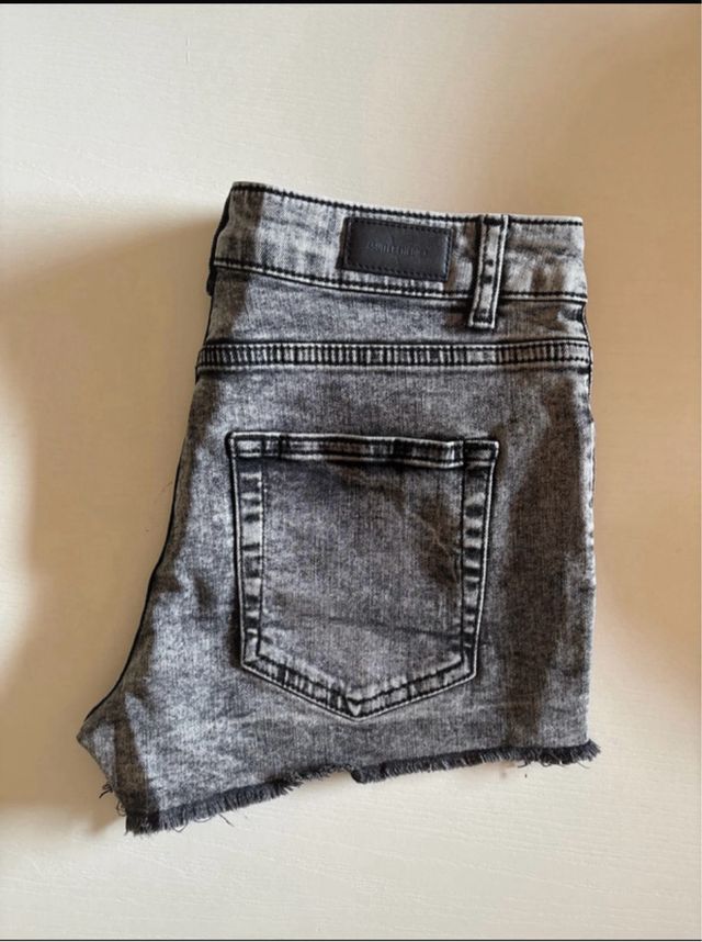 Shorts in Denim Nero/Grigio Delavé - Suit Benedict