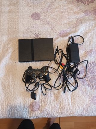 PS2 Slim (PlayStation 2) negra