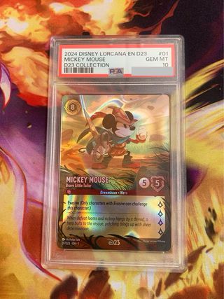 PSA 10 Set Lorcana Disney D23 de segunda mano por 680 EUR en