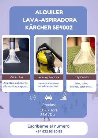 Alquiler Kärcher SE4002.
