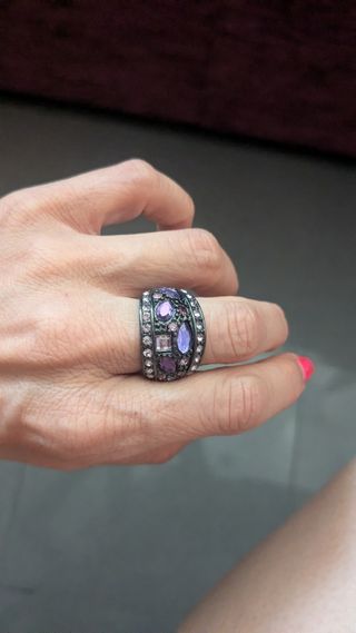 Anillos morados - 2 piezas