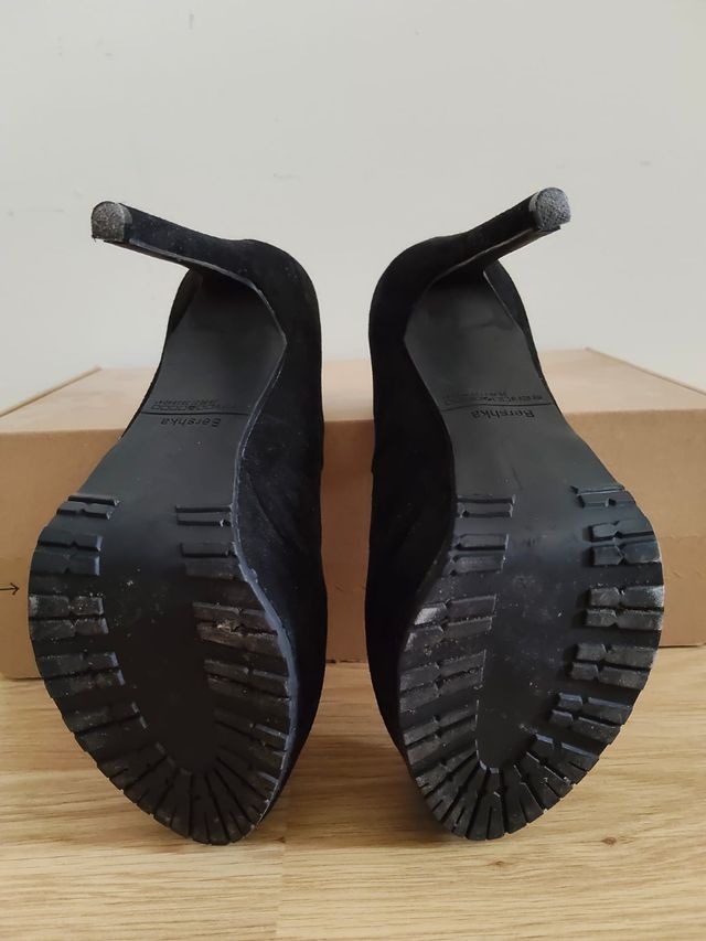 Tacones negros Bershka - 37