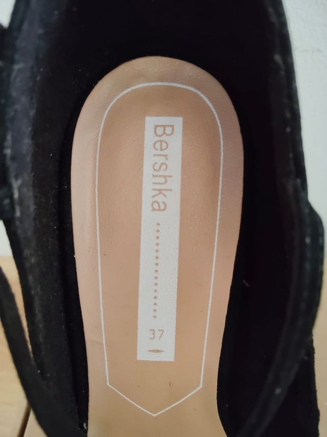 Tacones negros Bershka - 37