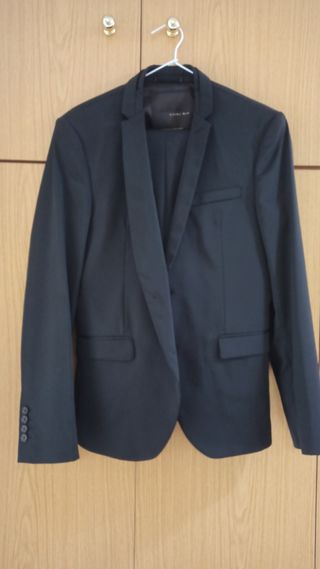 Traje Zara Hombre Negro