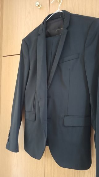 Traje Zara Hombre Negro