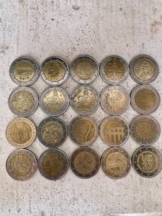 20 Monedas 2€ Europa Coleccion