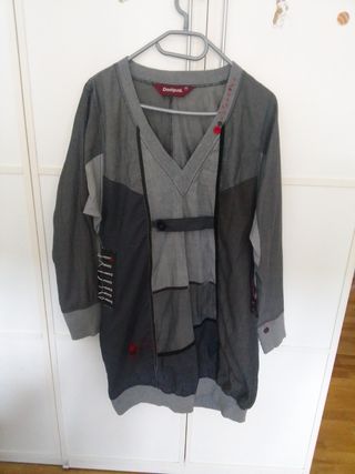 Vestido Desigual Gris - Talla M-L