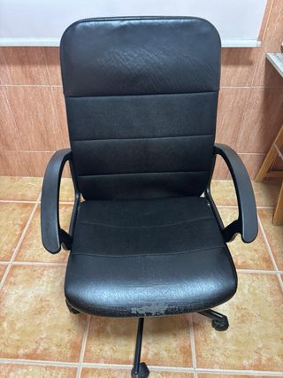 Silla oficina Ikea negra