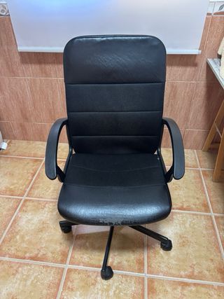 Silla oficina Ikea negra
