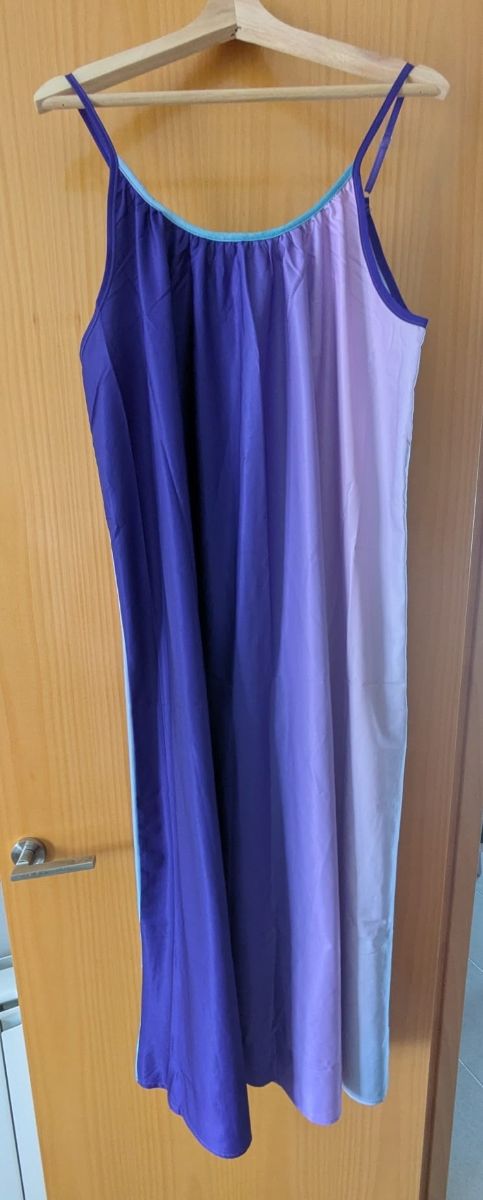 Vestido SHEIN largo degradado XL