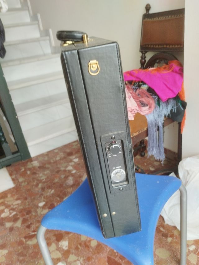 Maletín GT micrófono piel negra