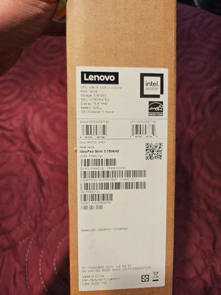 Portátil Lenovo Gris Plata