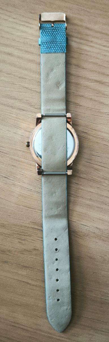 Reloj G&C cuarzo, correa azul