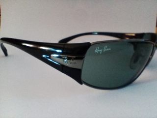 Ray-Ban Gafas Sol - Negras/Verdes