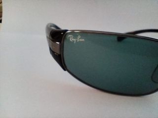 Ray-Ban Gafas Sol - Negras/Verdes