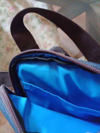 Bolso bandolera caballero azul