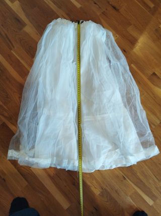 Cancán comunión blanco - No envíos