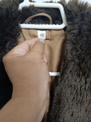 Abrigo Lana Beige-Marrón 4XL
